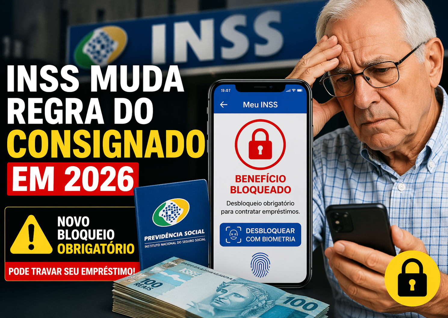 INSS muda regra do consignado em 2026: novo bloqueio obrigatório ...